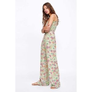 Zara Floral Jumpsuit with Ruched Top NWT Medium